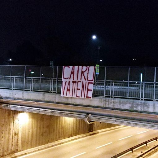 Toro, striscioni contro il Presidente: &quot;Cairo vattene&quot;
