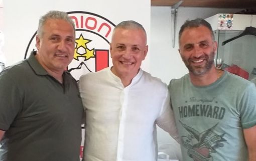 Mister Telesca con il presidente Casciello e il ds Nunzio Lazzaro