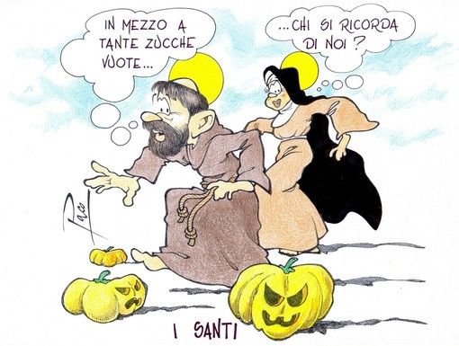 Una vignetta per augurare buon 1 novembre ai nostri lettori