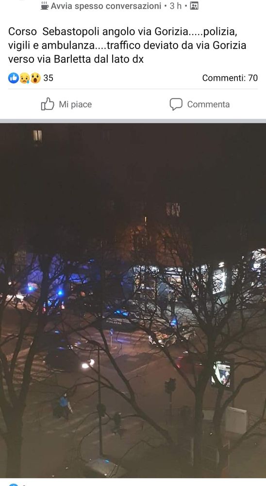 Auto delle forze dell'ordine in strada