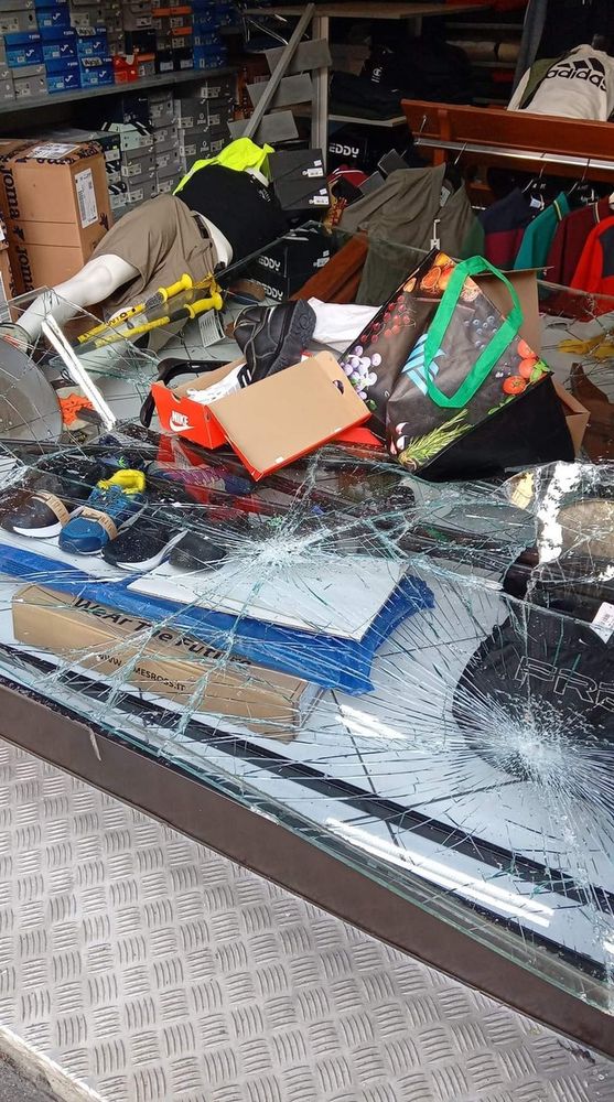 Spaccata in via Borgaro Spaccata in via Borgaro