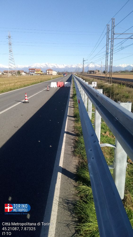 Lavori in corso per la messa in sicurezza della SP82 Chivasso–Montanaro Lavori in corso per la messa in sicurezza della SP82 Chivasso–Montanaro