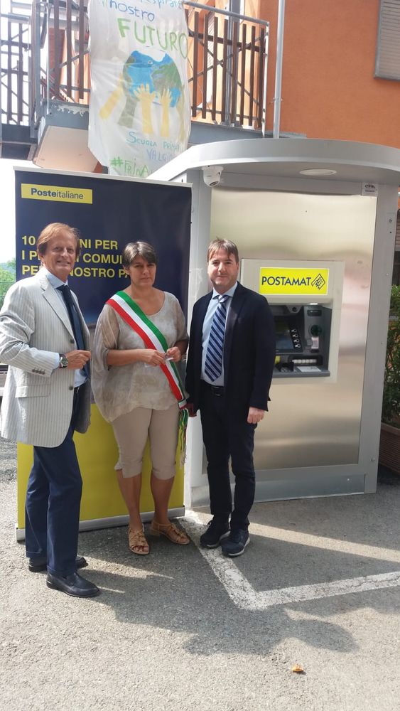 Installato il primo Postamat nel comune di Valgioie Installato il primo Postamat nel comune di Valgioie