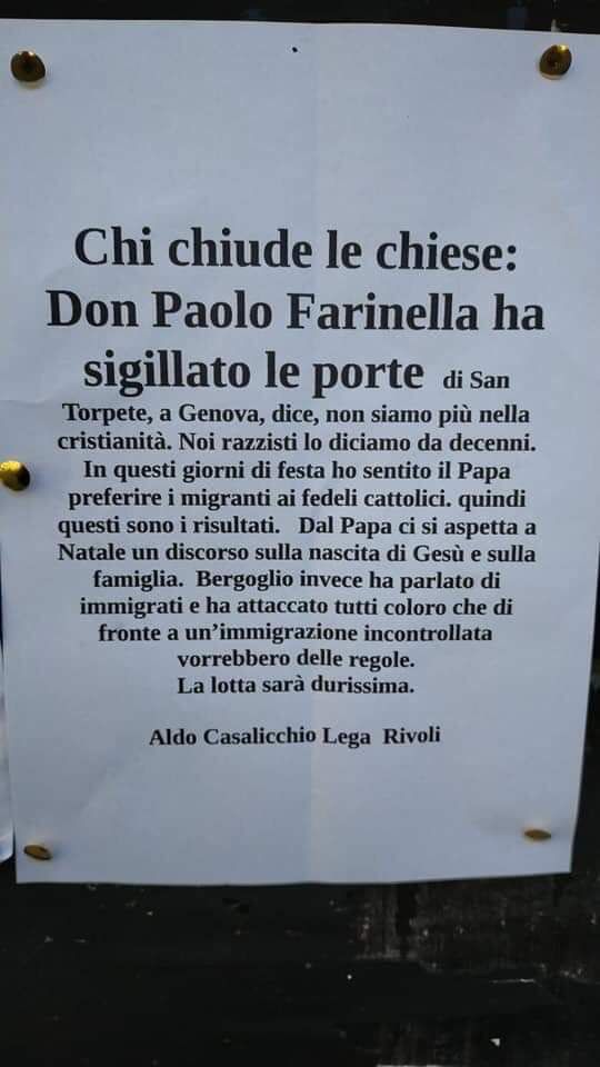 Il volantino originale