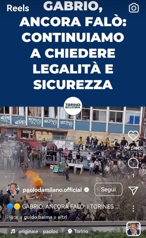 locandina Falò al Gabrio locandina Falò al Gabrio