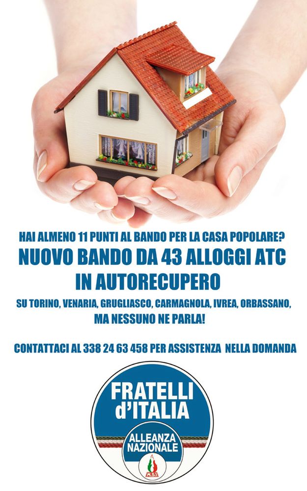 Autorecupero case popolari, nuovo bando da 43 alloggi su Torino e provincia