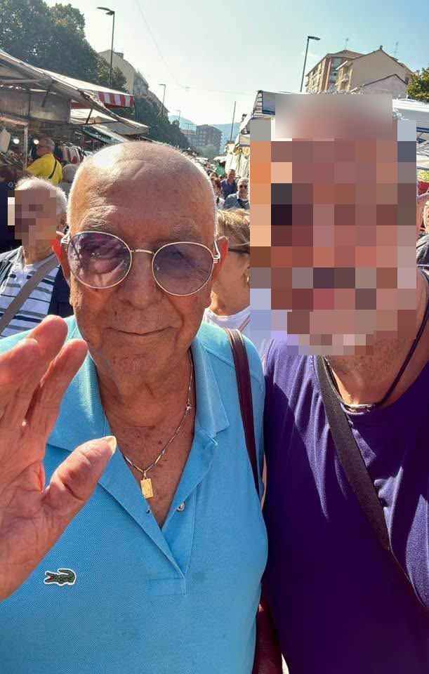 Giuseppe, 89 anni, morto nell'incidente di sabato 20 settembre