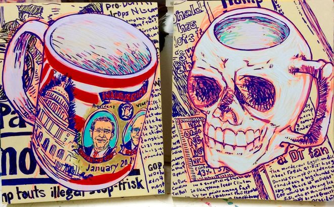 Acrylic on canvas, Hope Gangloff (2011) Acrylic on canvas, Hope Gangloff (2011)