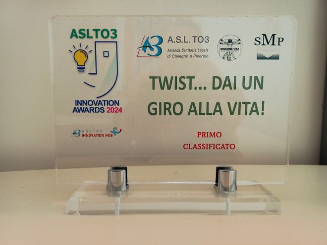 Asl To3 Innovation Awards 2024: Vince il progetto Twist "Dai un giro alla vita" Asl To3 Innovation Awards 2024: Vince il progetto Twist "Dai un giro alla vita"