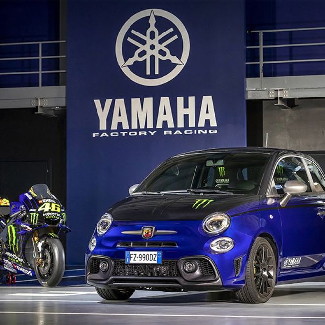 Nuove Abarth 595 Scorpioneoro e Abarth 595 Monster Energy Yamaha, le due anime del brand Abarth