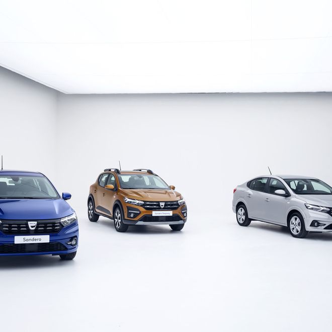 Nuova Sandero, nuova Sandero Stepway e nuova Logan: essenziali e contemporanee