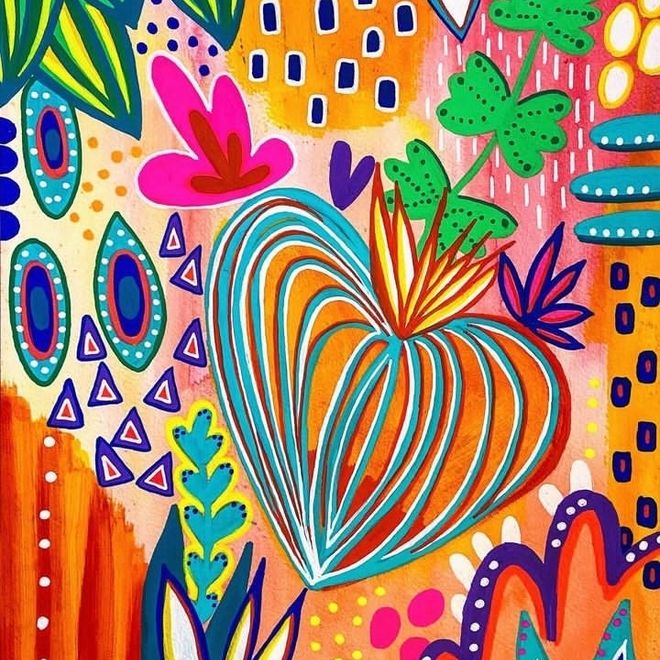 Amali Dorat dipinto De tout coeur