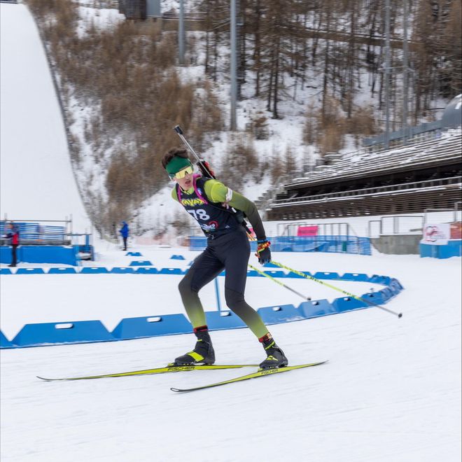 Atleta di Biathlon