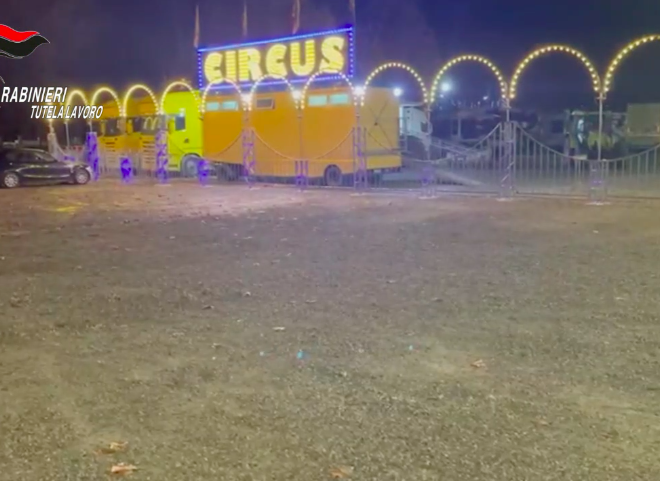 Condizioni di lavoro umilianti nel circo, gestore sotto accusa per caporalato