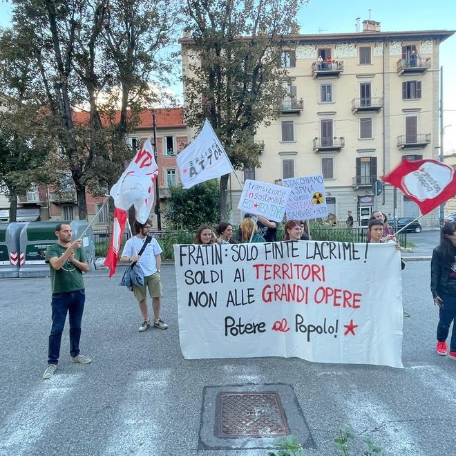 protesta no tav e potere al popolo