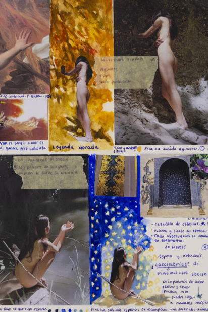 Collage di immagini messe in mostra