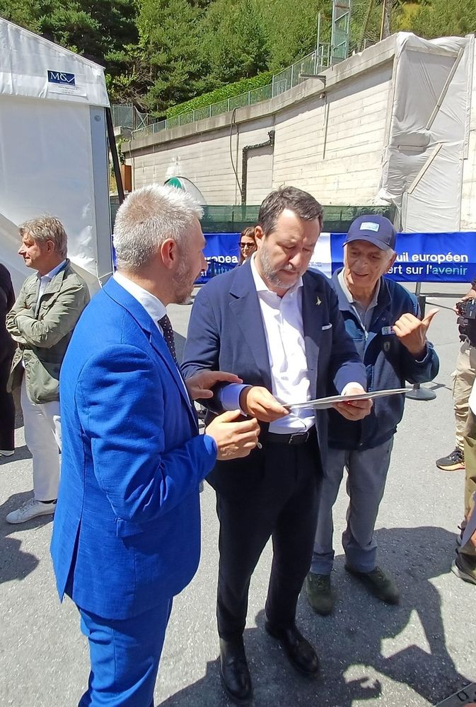 Suppo e Salvini a Bardonecchia