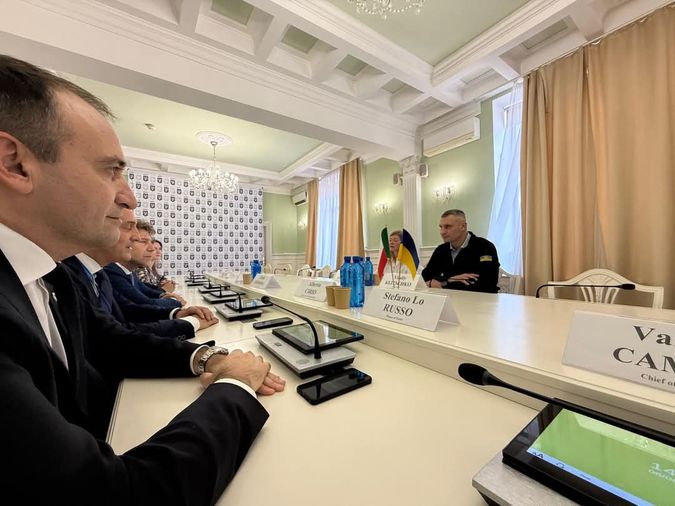 Lo Russo e Cirio incontrano il sindaco di Kiev Vitalij Klitschko
