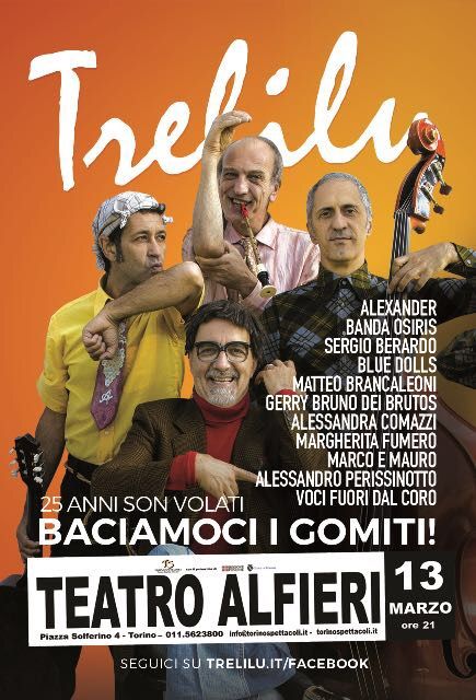 I Trelilu festeggiano i 'primi' 25 anni di carriera