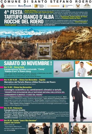 Santo Stefano Roero (CN): fervono i preparativi per 4° Festa Tartufo Bianco D’Alba sabato 30 novembre