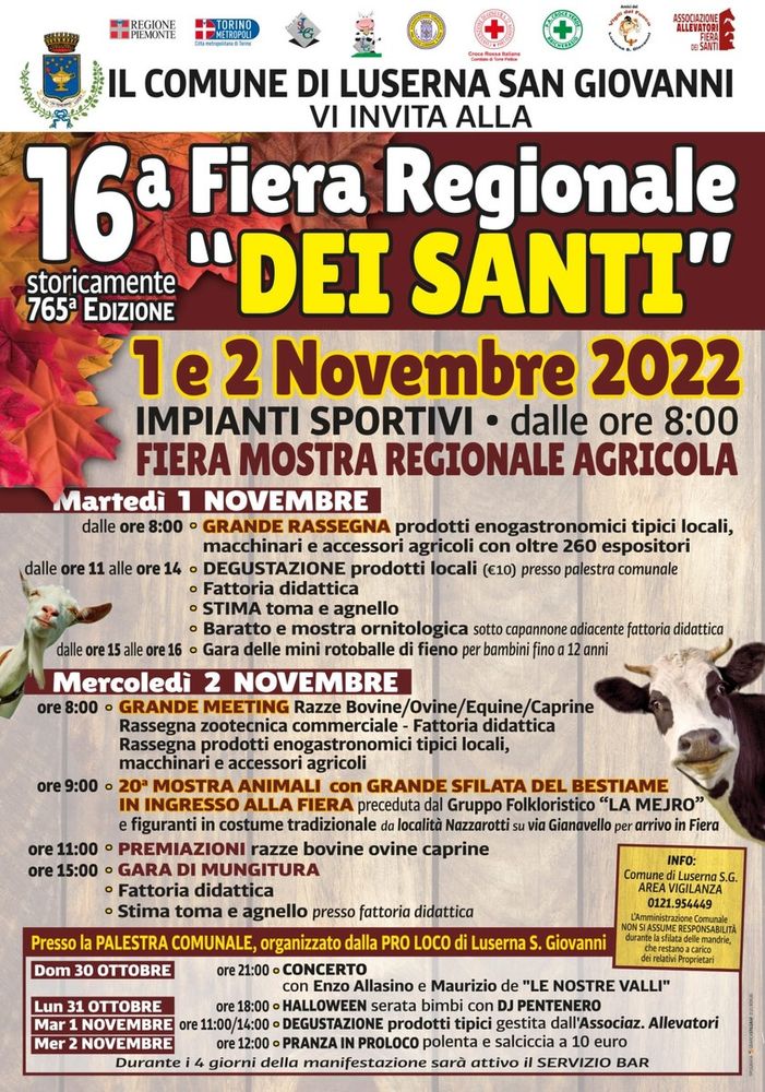 Circa 4 mila animali in sfilata e centinaia esposti per la Fiera dei Santi