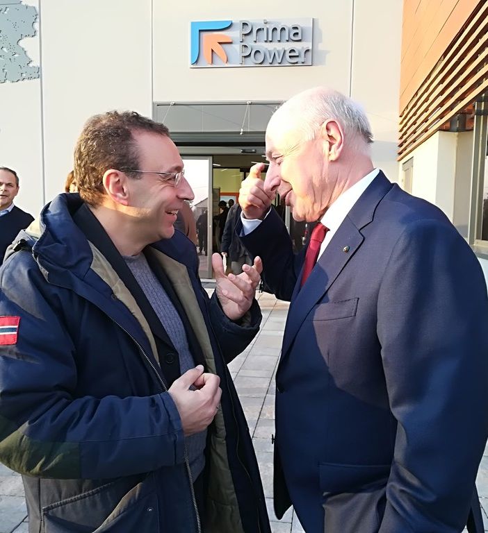 Prima Industrie festeggia quarant'anni di eccellenza con Padoan ospite d'onore