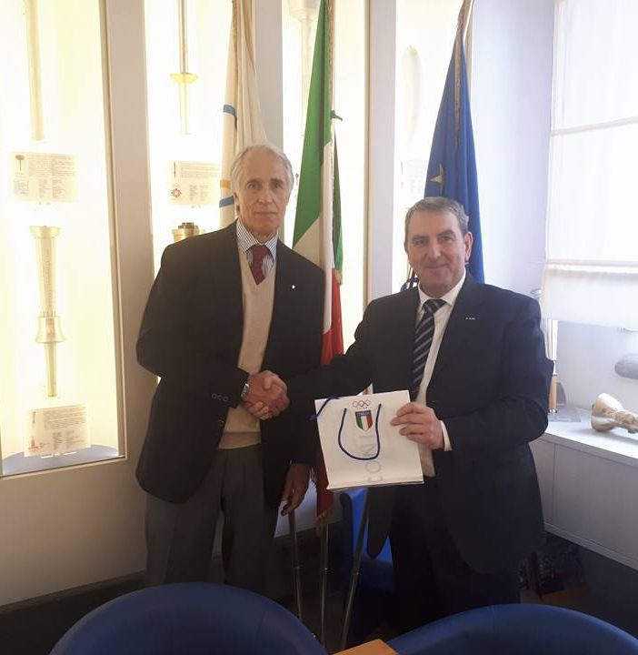 Venaria, il sindaco Falcone dal presidente del Coni per il rilancio dell'area San Francesco
