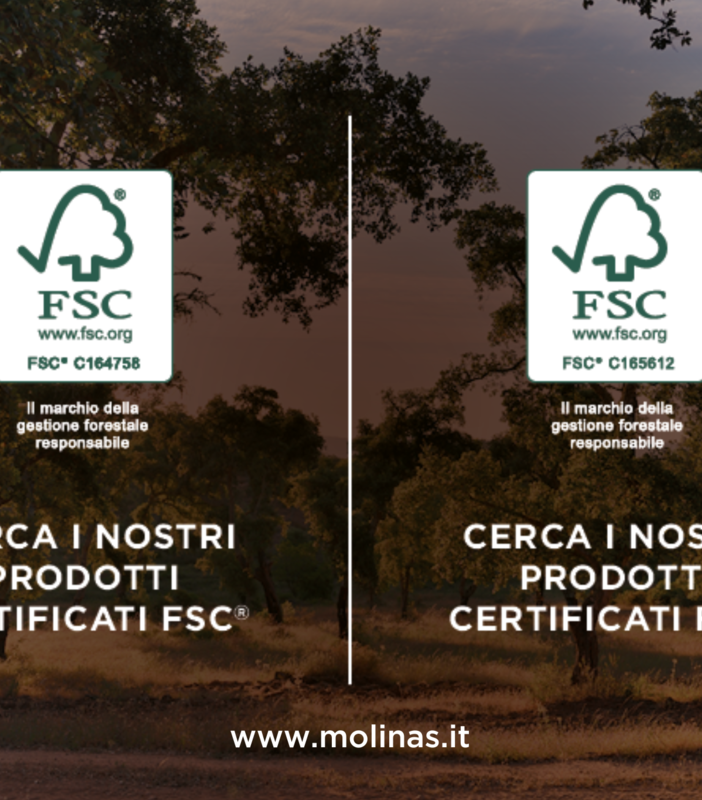 Sugherificio Molinas prima azienda italiana a ottenere la Certificazione FSCⓇ
