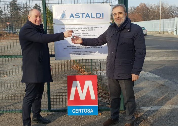 Collegno parte con la metropolitana: consegnata l'area alla ditta appaltatrice