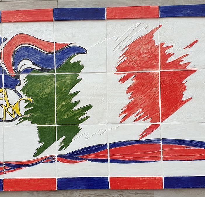 Volpiano, il murale del &quot;Jolly&quot; nella sede dell'Associazione nazionale carabinieri