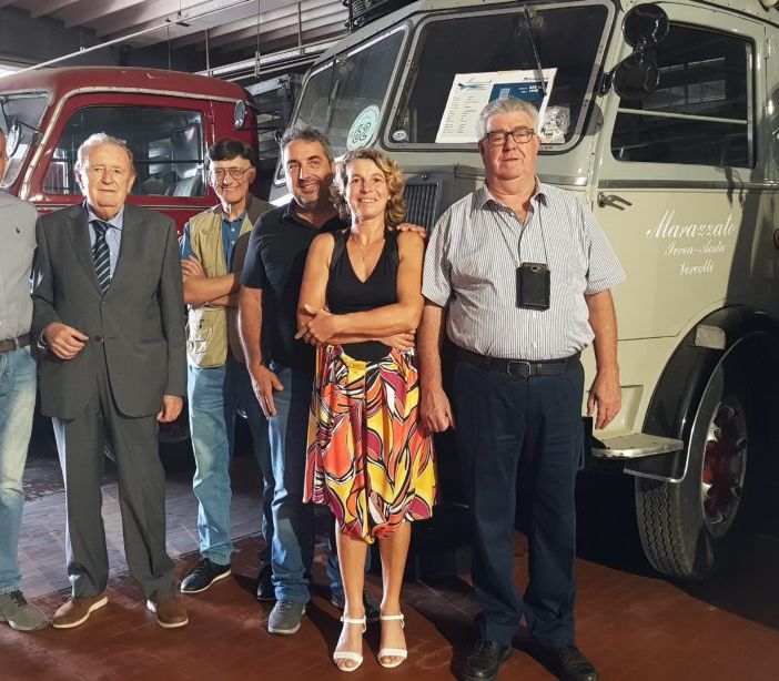 Carlo Marazzato con Luigi Fiore e i soci di 4 assi più