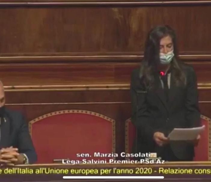 Ue, Casolati (Lega): &quot;No a cambiali in bianco al governo, no a un'Europa surrogata&quot;