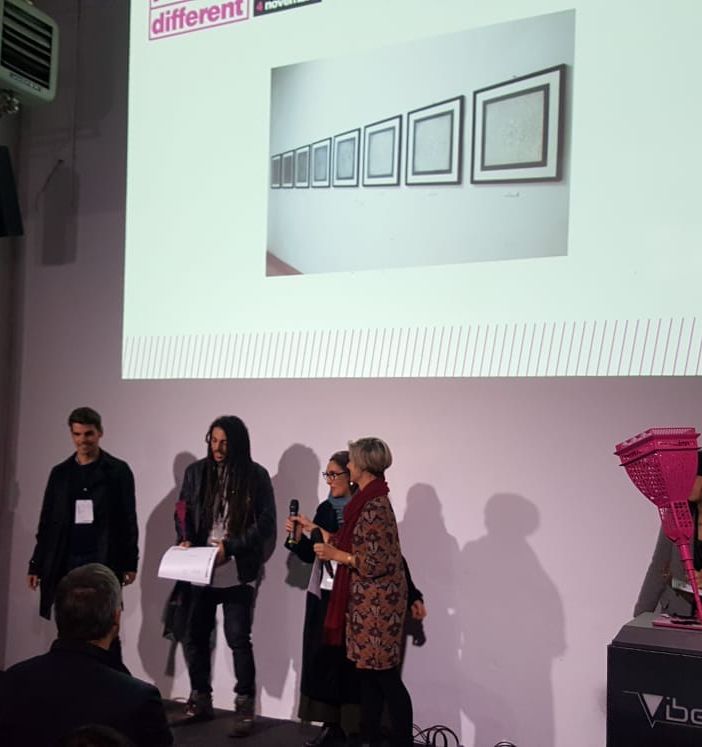 L'artista chivassese Marco Poma premiato a Paratissima