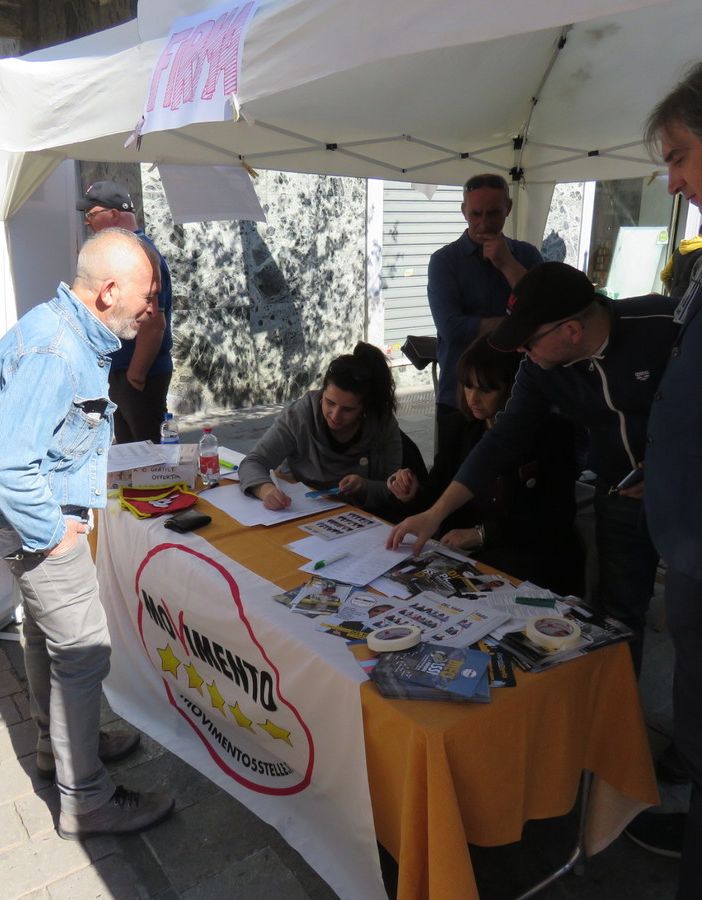 Il Firma Day del Movimento 5 Stelle a Settimo