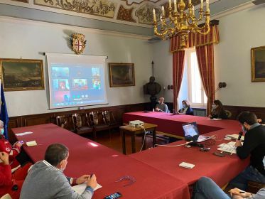 Un momento della riunione che si è svolta sabato