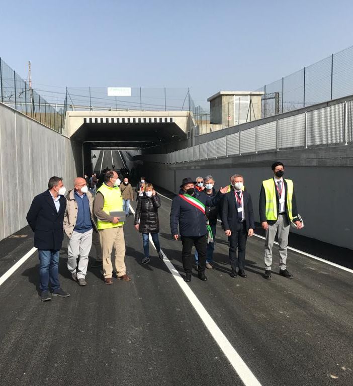Inaugurato a Torrazza Piemonte il sottopasso che elimina due passaggi a livello