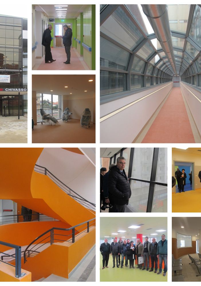 Un tour virtuale in anteprima nel nuovo ospedale di Chivasso