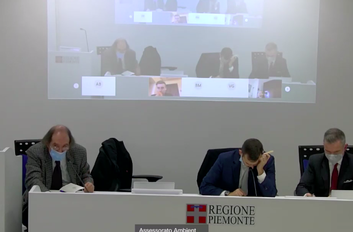 Un momento della riunione in Regione