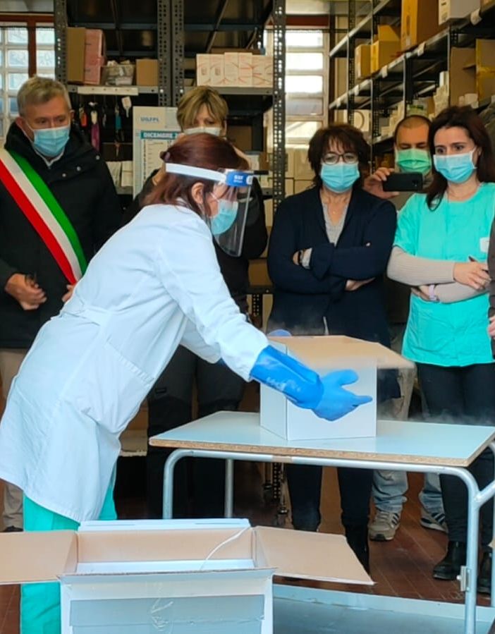 Arrivo vaccini all'ospedale di Chivasso