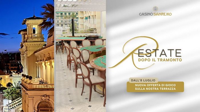 Torna la Pergola al Casinò di Sanremo con un accattivante messaggio: “REstate dopo il tramonto”