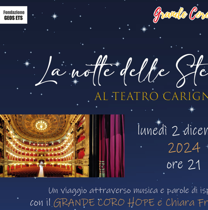 La &quot;Notte delle stelle&quot; al Teatro Carignano