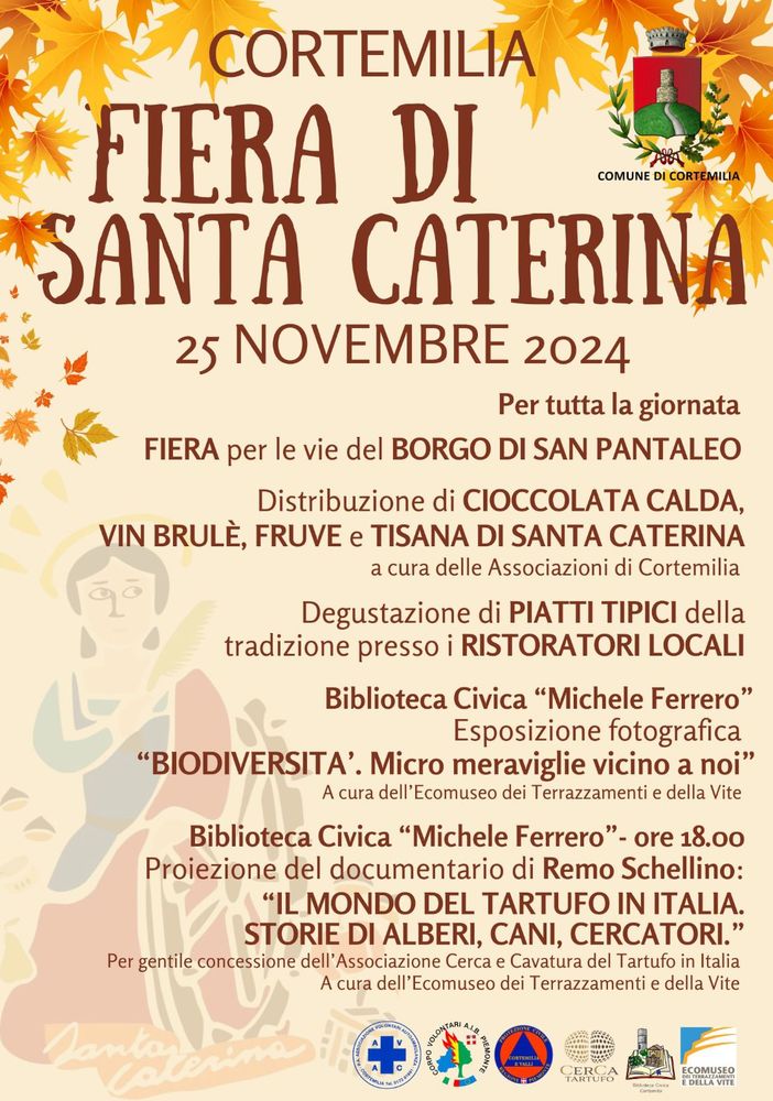 Fiera di Santa Caterina 2024 a Cortemilia: Tradizione, Gusto e Cultura