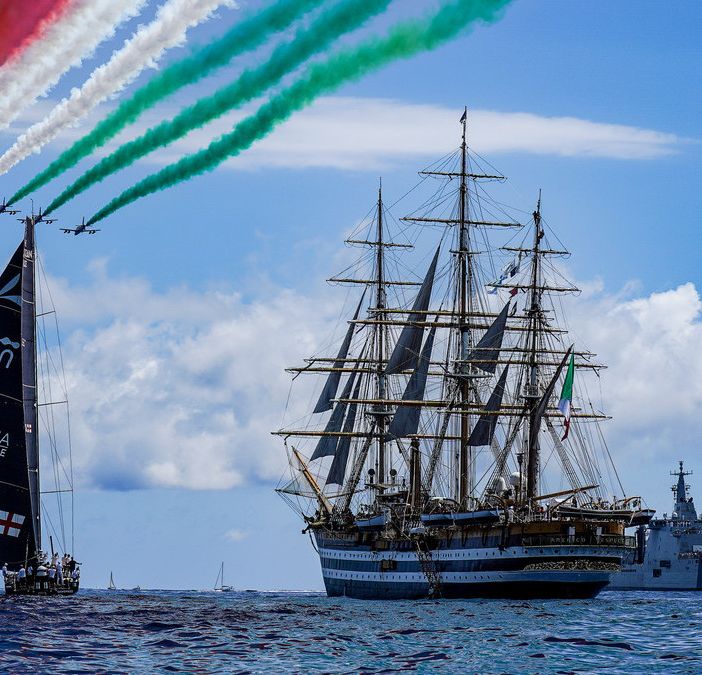 Vetrina internazionale per Genova: alla “festa” dell’Ocean Race partecipano anche Frecce Tricolori e Amerigo Vespucci