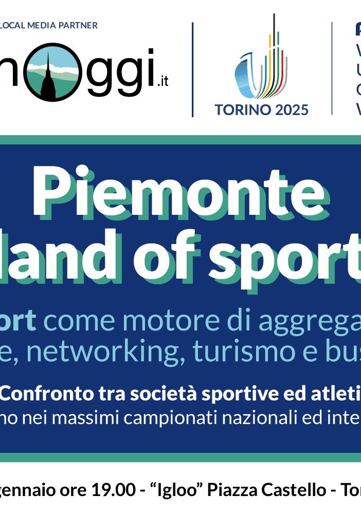 Incontro dedicato a società sportive alle Universiadi per il Piemonte Land Of Sport