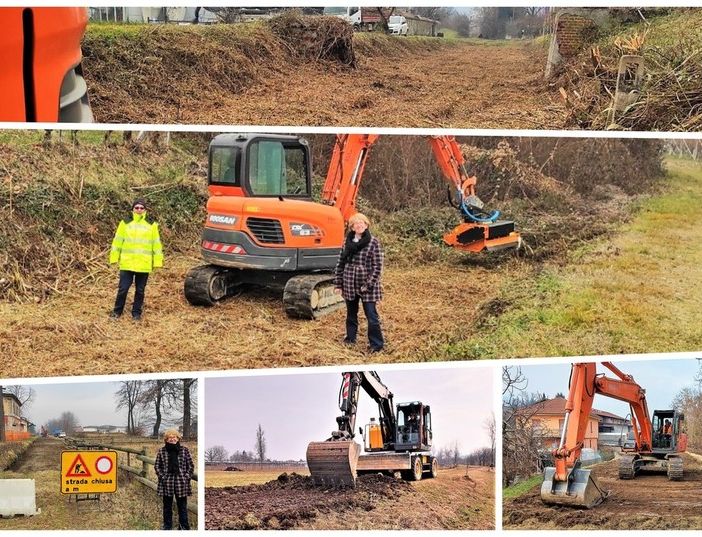 Ruspe al lavoro a Barge per la &quot;Via della Pietra&quot;
