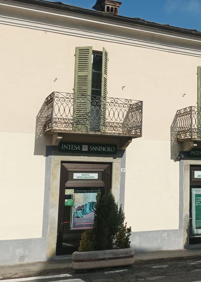 Lo sportello e il Bancomat di Intesa Sanpaolo a Bibiana