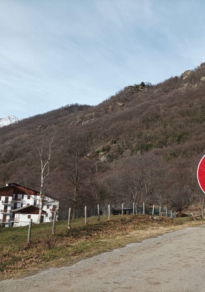 L’area in cui verrà realizzato il vallo
