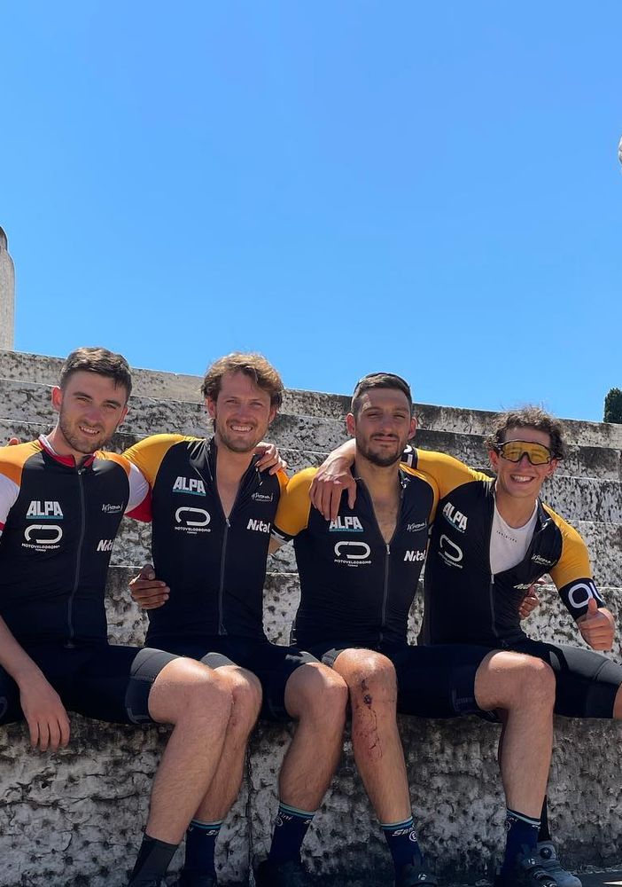 Da sinistra Comotto, Laborne, Lodi e Giaccone