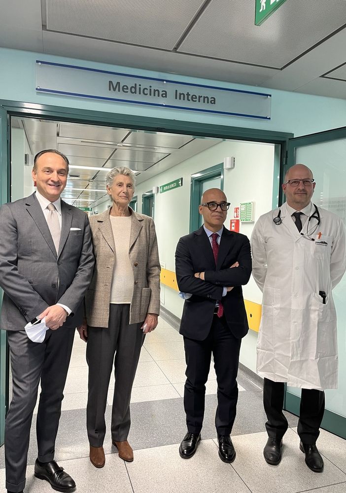 Da sinistra Alberto Cirio, Allegra Agnelli, Salvatore Nieddu e Alberto Milan