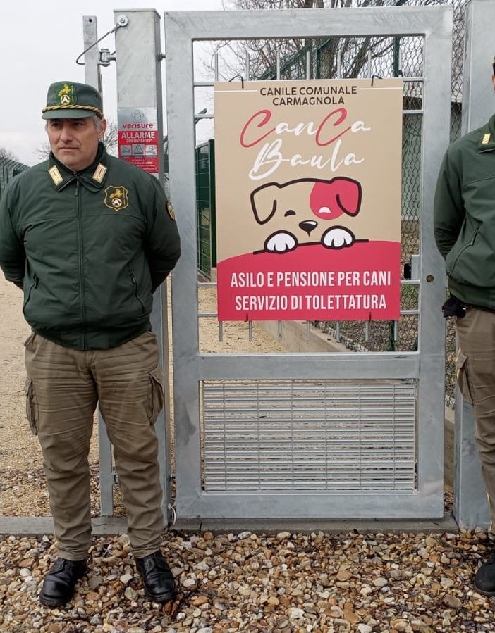 Le Giacche Verdi all’inaugurazione del nuovo canile di Carmagnola